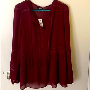 Peasant top with built in tank